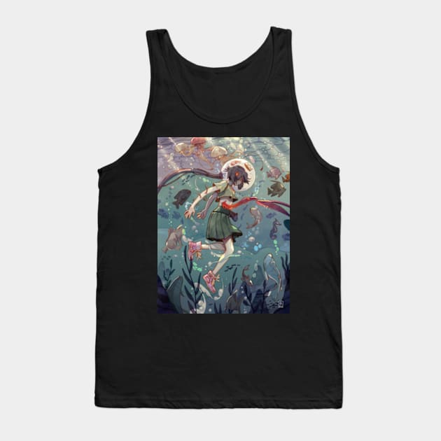 Underwater Tank Top by SimzArt